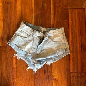 By The Way - Low Rise Denim Shorts
